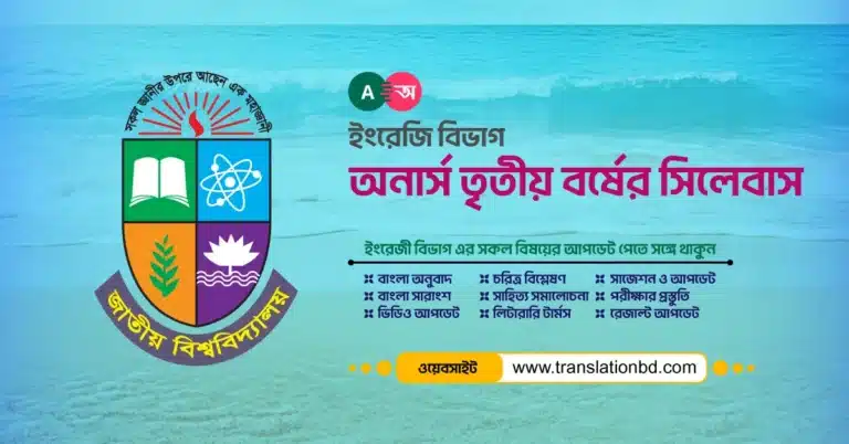 Honours Third Year Syllabus Banner TranslationBD