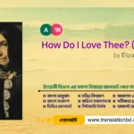 How Do I Love Thee
