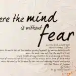 Where the mind is without fear bangla