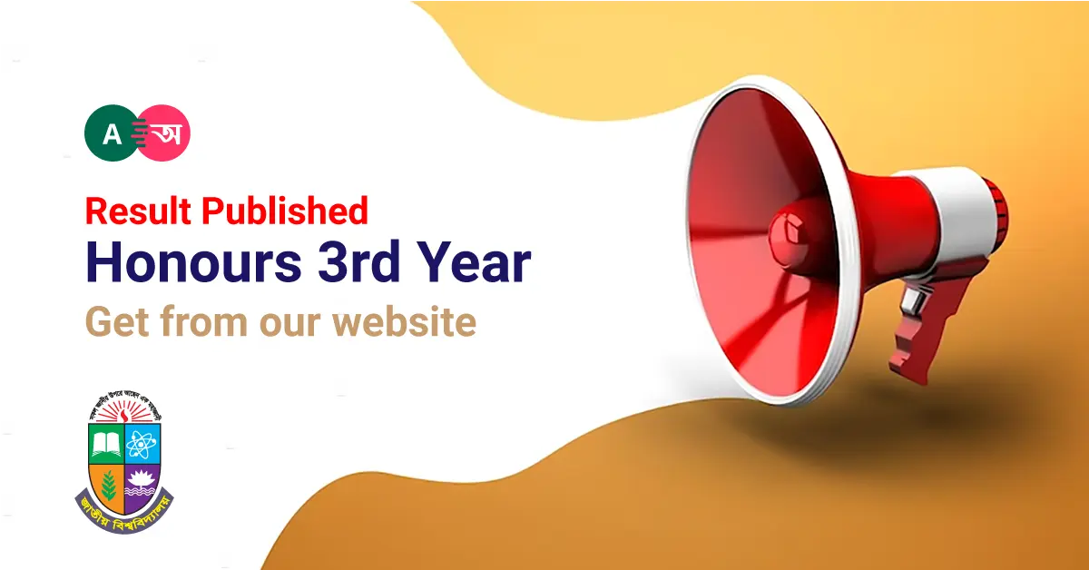 Honours 3rd Year Result Published