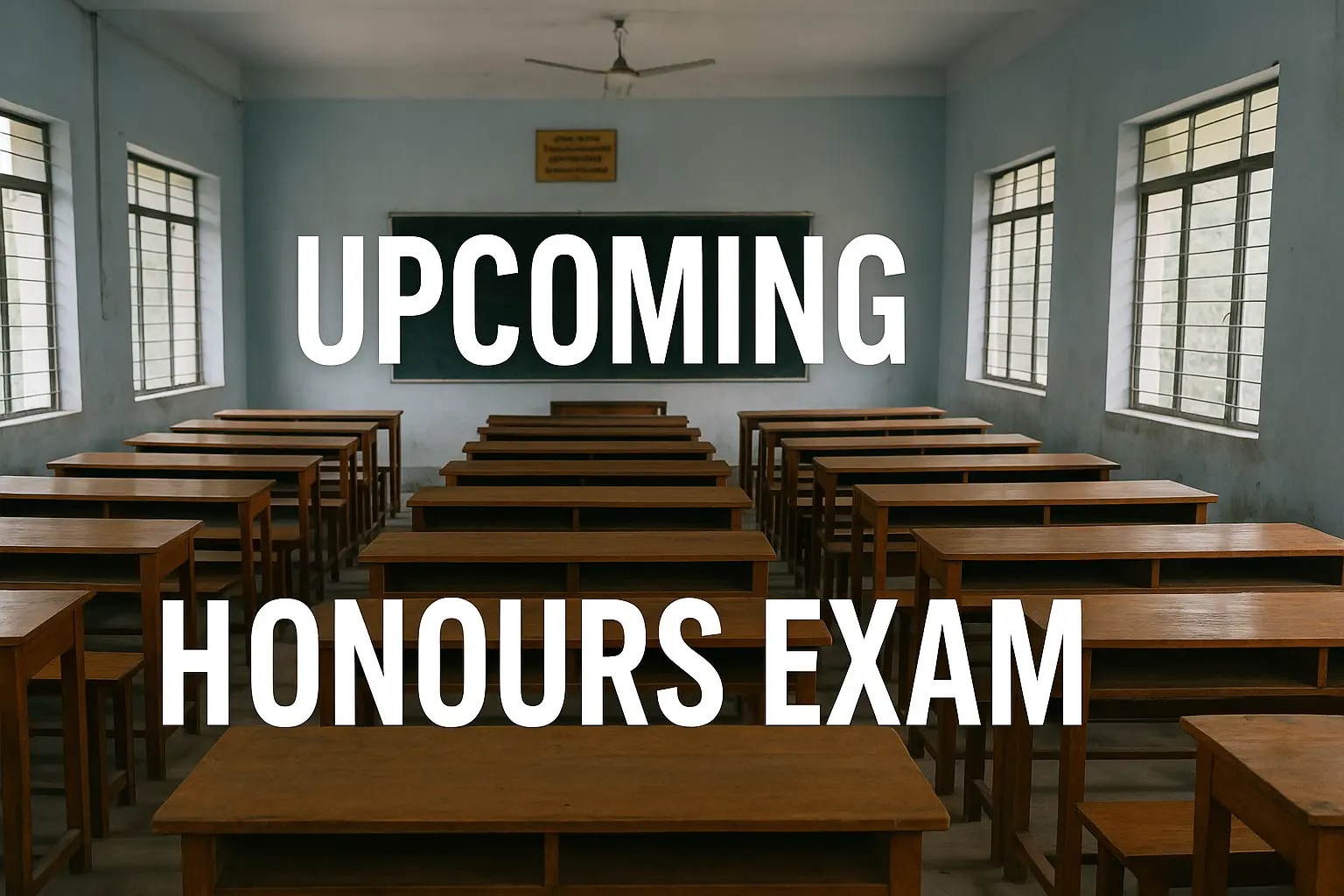Honours 2nd Year Exam Routine 2025